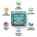 Clean Nutraceuticals Quercetin Gummies with other health products