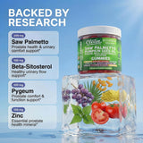 Clean Nutraceuticals Saw Palmetto Gummies close-up of gummies