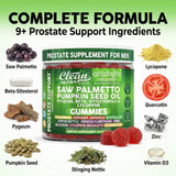Clean Nutraceuticals Saw Palmetto Gummies ingredients list