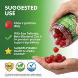 Clean Nutraceuticals Saw Palmetto Gummies with a measuring spoon