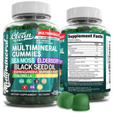Clean Nutraceuticals Sea Moss Gummy Multimineral Supplement front view