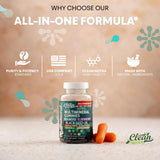 Clean Nutraceuticals Sea Moss Gummy Multimineral Supplement nutritional information