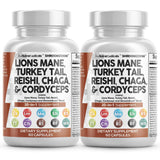 Clean Nutraceuticals ShroomZoom Blend Mushroom Supplement front view