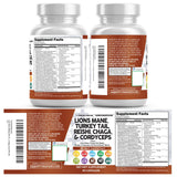 Clean Nutraceuticals ShroomZoom Blend Mushroom Supplement opened bottle