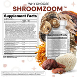 Clean Nutraceuticals ShroomZoom Mushroom Complex ingredients list