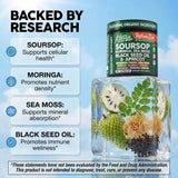 Clean Nutraceuticals Soursop Supplement 100g capsule close-up
