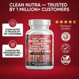 Clean Nutraceuticals Tart Cherry and Turmeric Capsules in a lifestyle setting