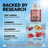 Clean Nutraceuticals Tart Cherry and Turmeric Capsules label close-up