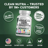 Clean Nutraceuticals ThyroDefend supplement nutritional information