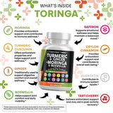 Clean Nutraceuticals Toringa Turmeric Curcumin Supplement packaging