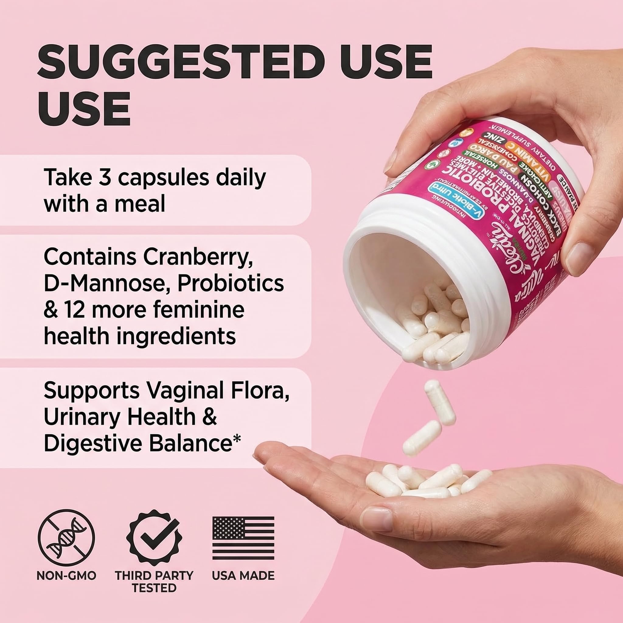 Clean Nutraceuticals V-Biotic Ultra Blend bottle with a measuring spoon