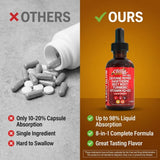 Clean Nutraceuticals Vascu Glow Cayenne Drops on wooden table