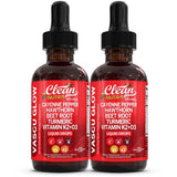 Clean Nutraceuticals Vascu Glow Cayenne Pepper Liquid Drops front view