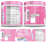 Clean Nutraceuticals Women's Creatine Powder 5000mg Tropical Orange ingredients list