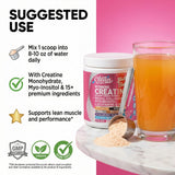 Clean Nutraceuticals Women's Creatine Powder 5000mg Tropical Orange nutritional information