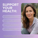 Clean Nutraceuticals Women's Probiotic Supplement 45g side view