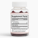 Clean Prebiotic Fiber Gummies for Men with fresh fruits