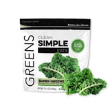 Clean Simple Eats Super Greens Powder 308g front view