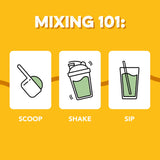 Clean Simple Eats Super Greens Tropical Blend with tropical fruits