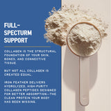 CleanForm Nutrition Collagen Powder with measuring scoop