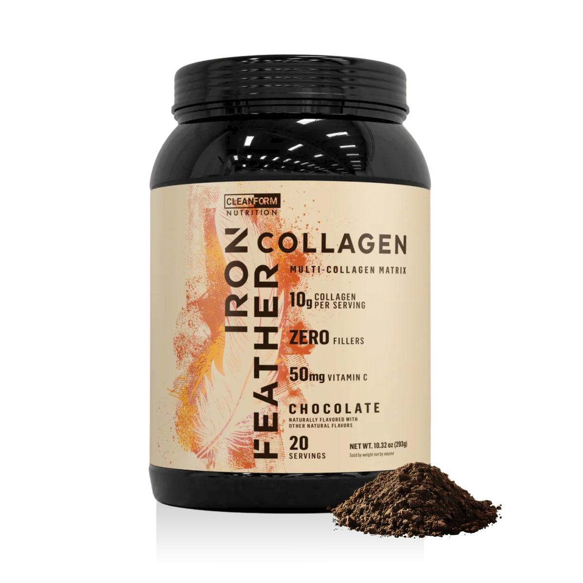 CleanForm Nutrition Collagen Supplement front view packaging