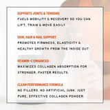 CleanForm Nutrition Collagen Supplement lifestyle scene with shaker