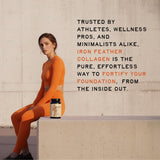 CleanForm Nutrition Collagen Supplement showing serving suggestion