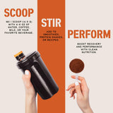 CleanForm Nutrition Collagen Supplement with fresh fruits