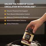 CleanForm Nutrition PureBlood ingredients list on packaging