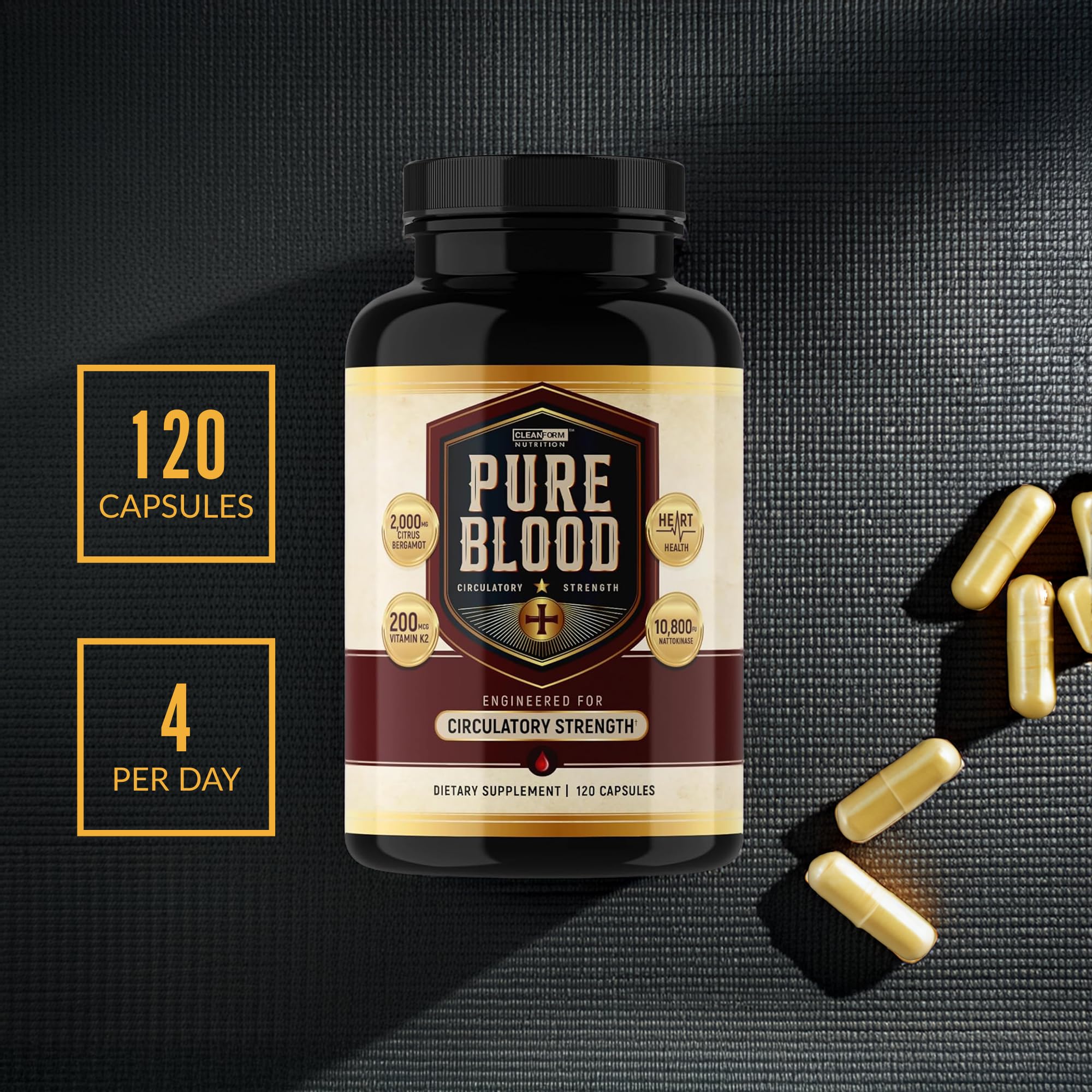 CleanForm Nutrition PureBlood nutritional information