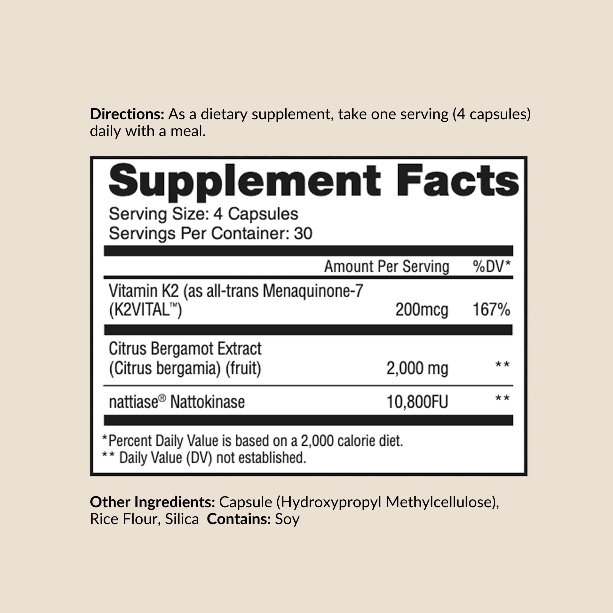 CleanForm Nutrition PureBlood supplement bottle side view