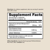 CleanForm Nutrition PureBlood supplement bottle side view