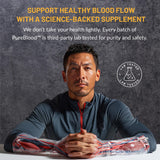 CleanForm Nutrition PureBlood supplement with fresh citrus fruits