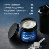 CleanForm Nutrition Purest Creatine 458g nutritional information