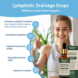 Cleantra Organic Lymphatic Drainage Solution 60ml bottle side view