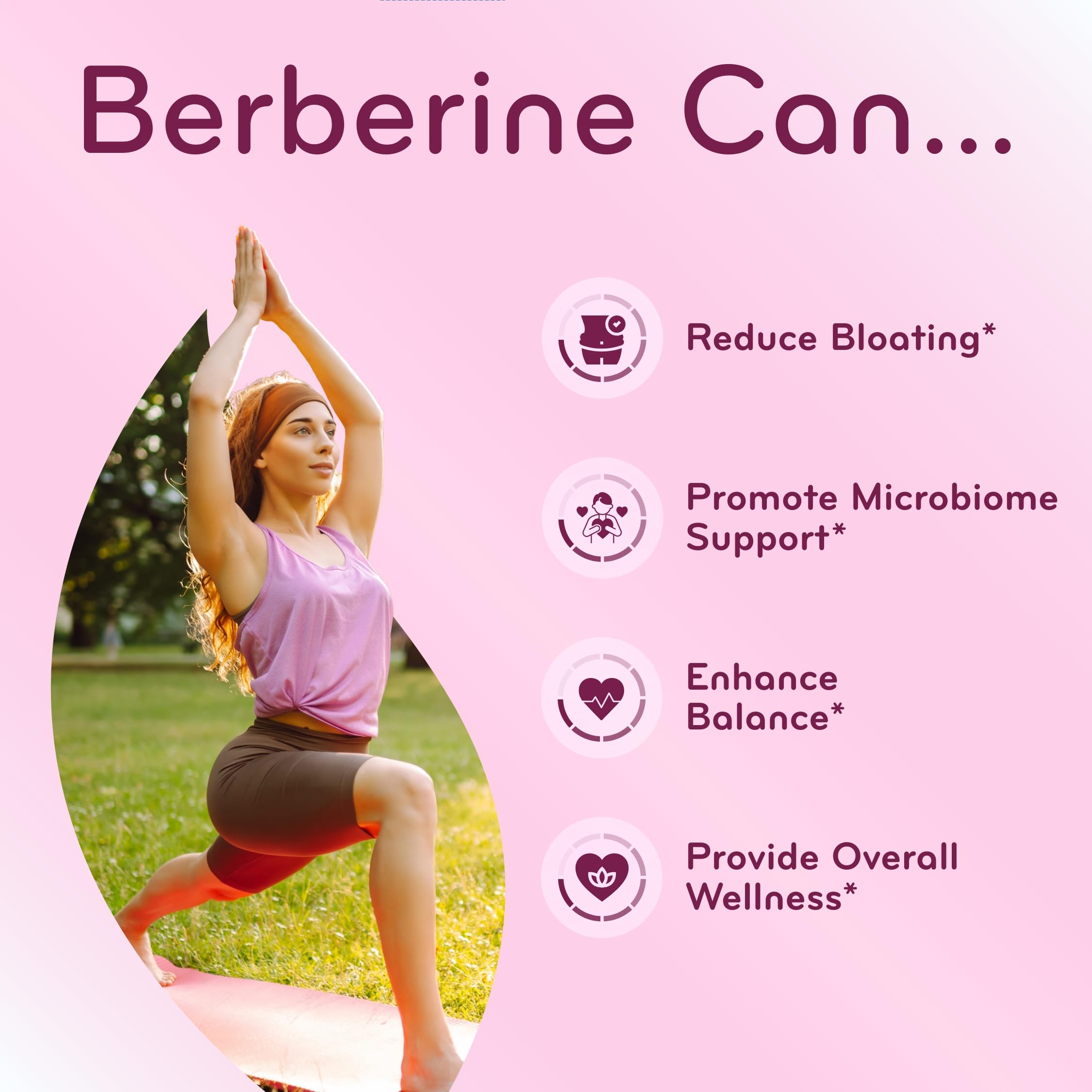 Clear Formulas Berberine 500 mg Supplement with dosage information
