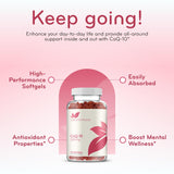 Clear Formulas CoQ10 Softgels 200mg packaging