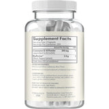 Clear Formulas CoQ10 supplement bottle side view with label