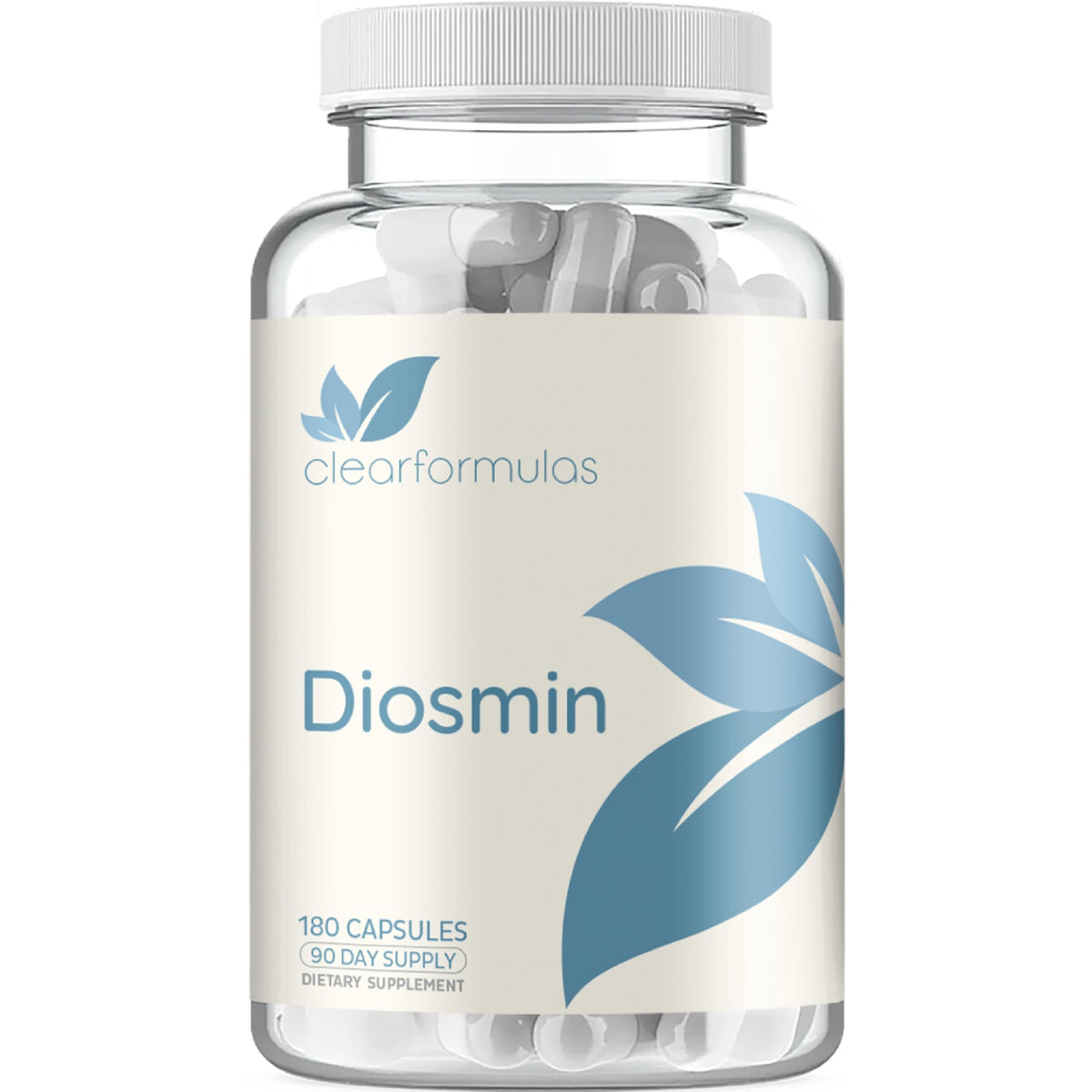 Clear Formulas Diosmin Supplement 1000mg front view
