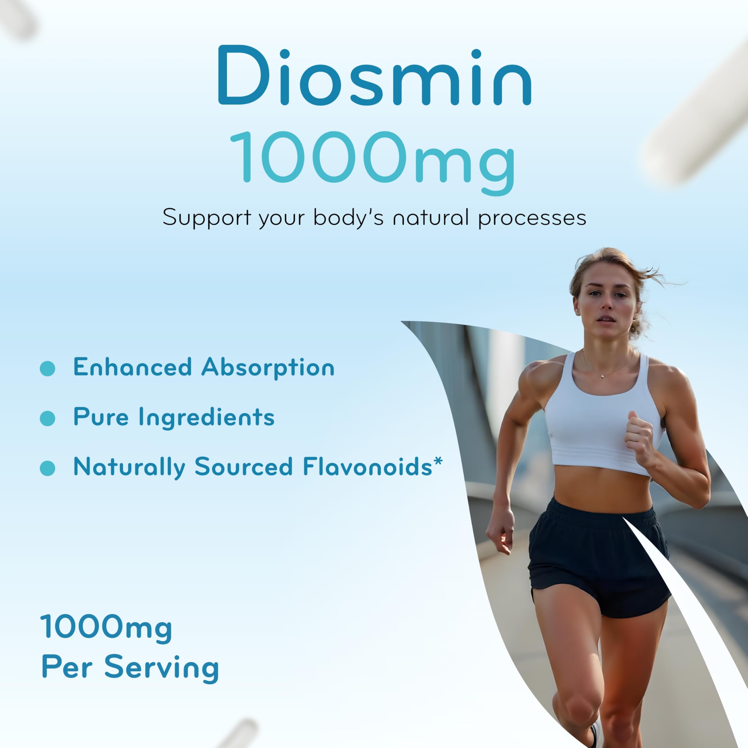 Clear Formulas Diosmin Supplement 1000mg packaging