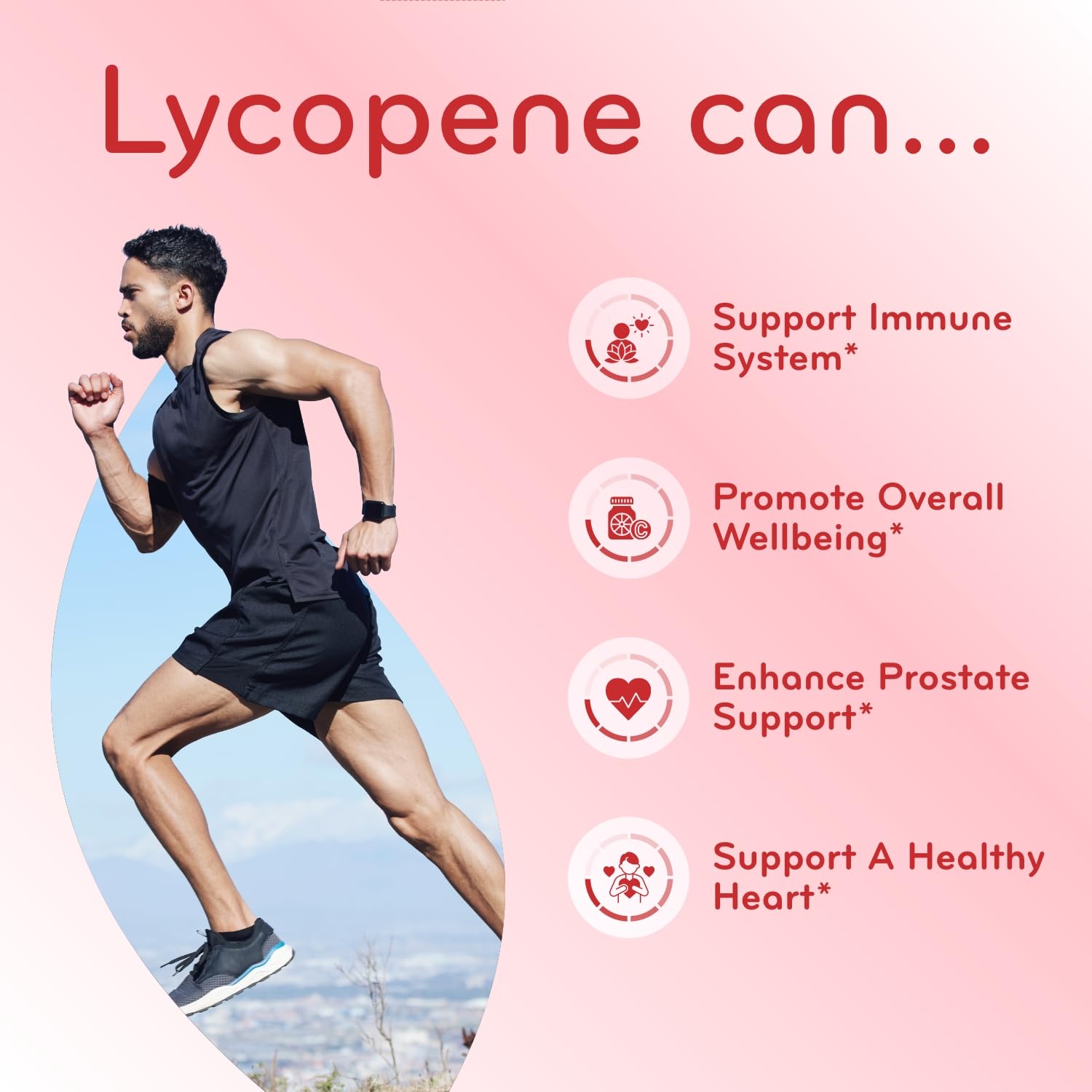 Clear Formulas Lycopene Supplement 50mg capsule lifestyle scene
