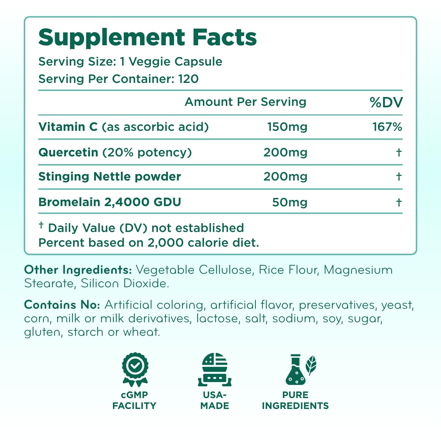 Clear Formulas Multi-Enzymes Supplement side view