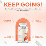Clear Formulas SAMe 750mg supplement capsules with dosage information