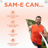 Clear Formulas SAMe Supplement 500mg capsules in a lifestyle setting