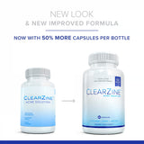 ClearZine Acne Supplement bottle with label
