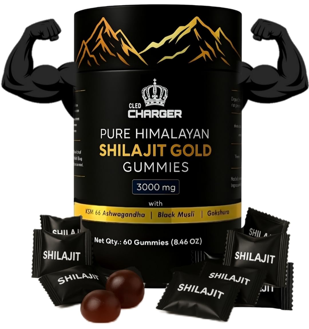 Cled Charger Pure Himalayan Shilajit Gummies front view