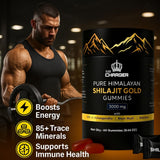 Cled Charger Shilajit Gummies packaging side view
