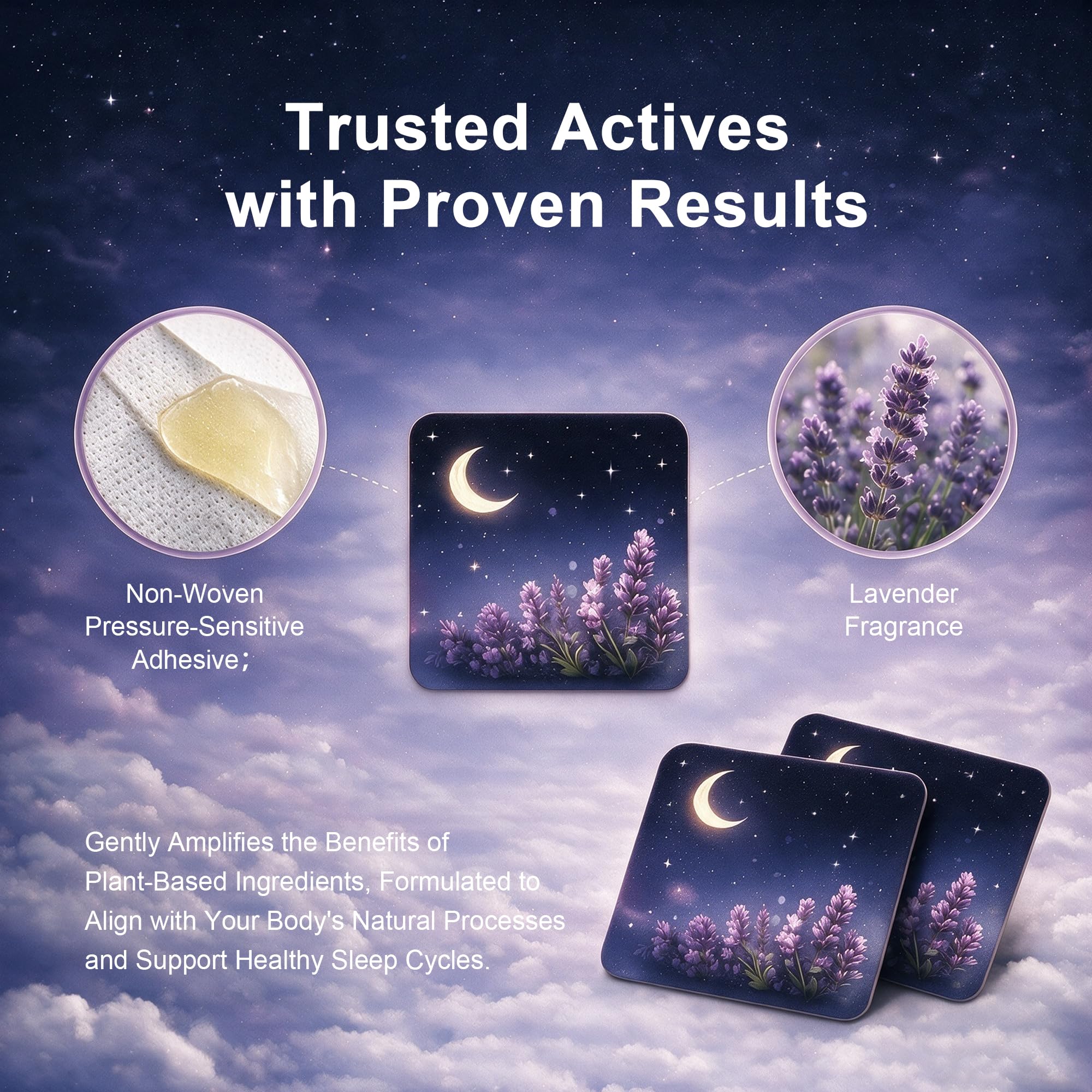 CleJoy Sleep Patches for Adults applied on skin