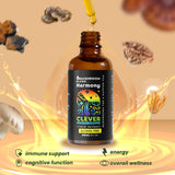 CLEVER MUSHROOMS 6 Mushroom Blend Liquid Extract dropper close-up