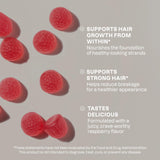 Cliganic Biotin Gummies on a wooden table